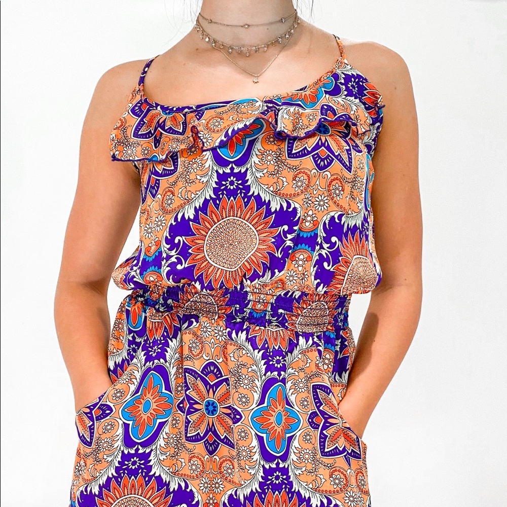 Floral Mini Dress GLAM